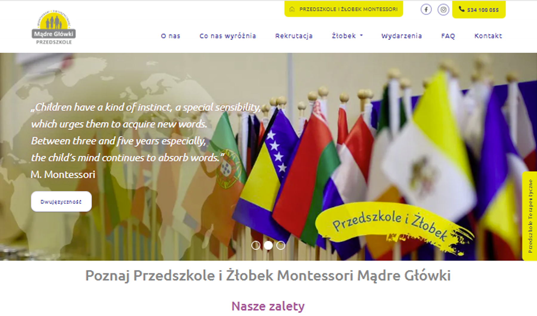 Dodatkowy widok projektu Mądre Główki
